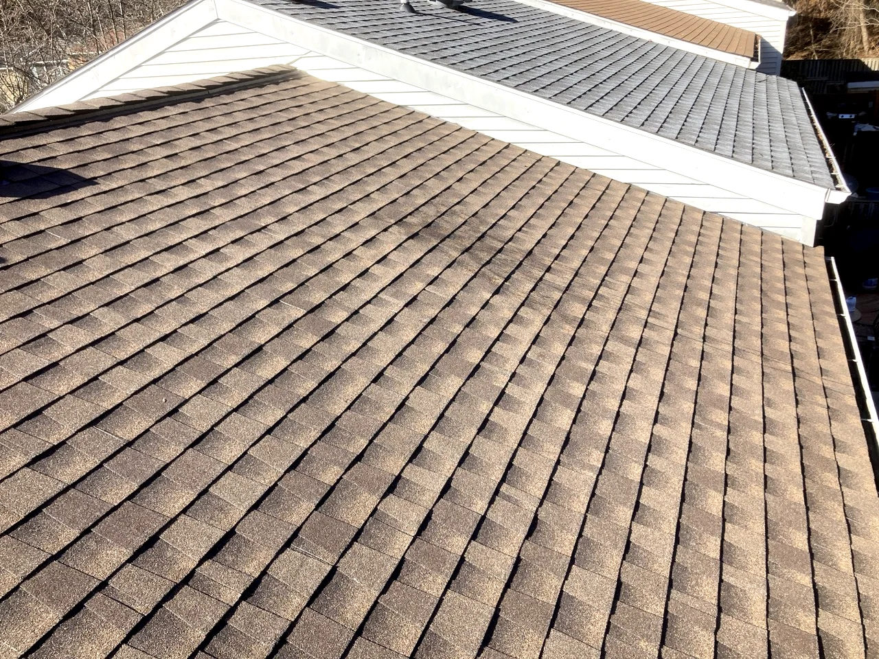 Completed roof replacement